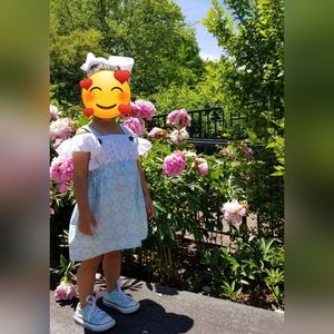 Beautiful Handmade Pinafore Toddler Dress